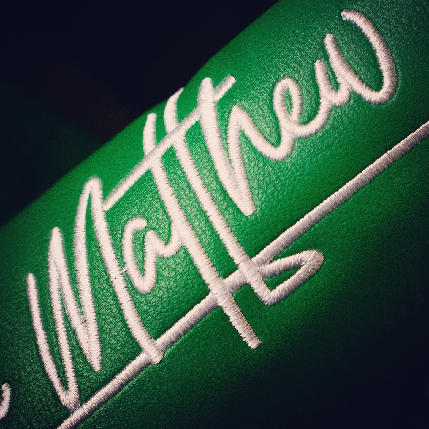 2025 Brandon Matthew MASTERS Green Leather Headcover