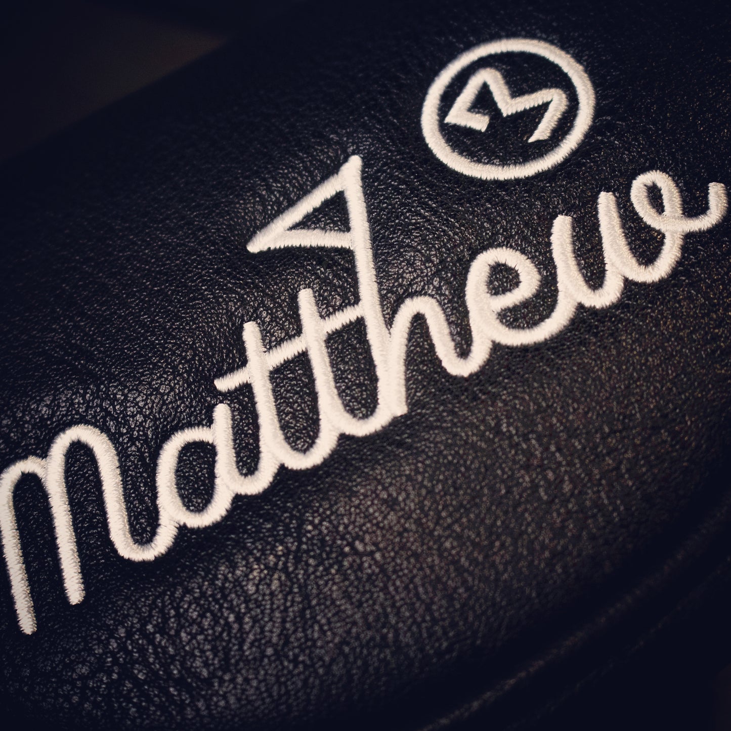 2024 Brandon Matthew Black Leather Mallet Headcover