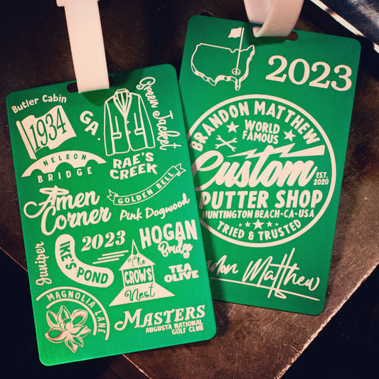 Limited Release 2023 Masters Collage Bag Tag